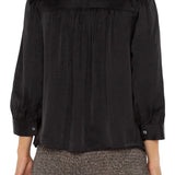 V Neck Pleated Blouse (Liverpool)