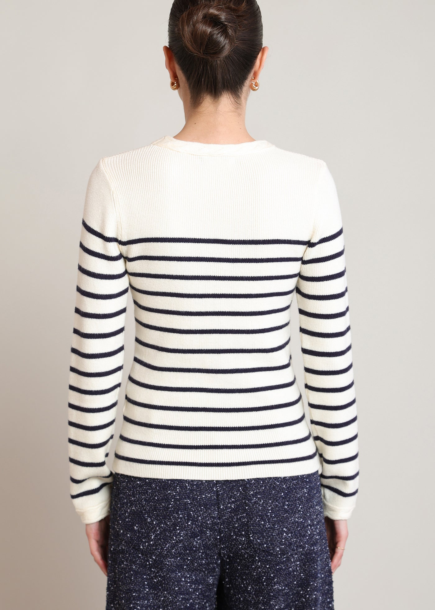 Braided Collar Sweater Top (Dex)