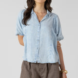 Panelled Button Front Blouse (Dex)