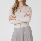Clean Button Front Cardigan (Dex)
