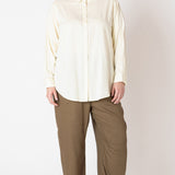 Button Front Long Sleeve Blouse (Dex) (Plus)