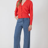 Clean Button Front Cardigan (Dex)