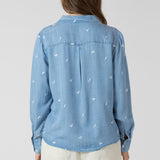 Embroidered Button Front Shirt (Dex)