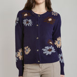 Floral Soft Cardigan Sweater (Dex)