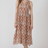 V Neck Eyelet Dress (Dex)