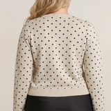 Polkadot Cardigan Sweater (Plus) (Dex)