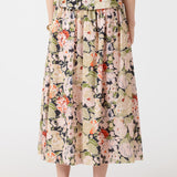 Smocked Waist Midi Skirt (Dex)