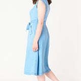 Button Down Tencel Midi Dress (Dex)