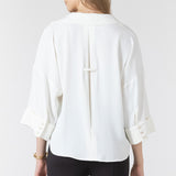 Cuffed Button Front Blouse (Dex)