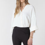 Cuffed Button Front Blouse (Dex)