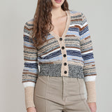 Melange Striped Cardigan (Dex)