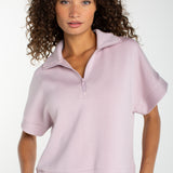 Half Zip Popover Top (Liverpool)