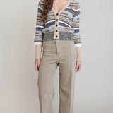 Melange Striped Cardigan (Dex)