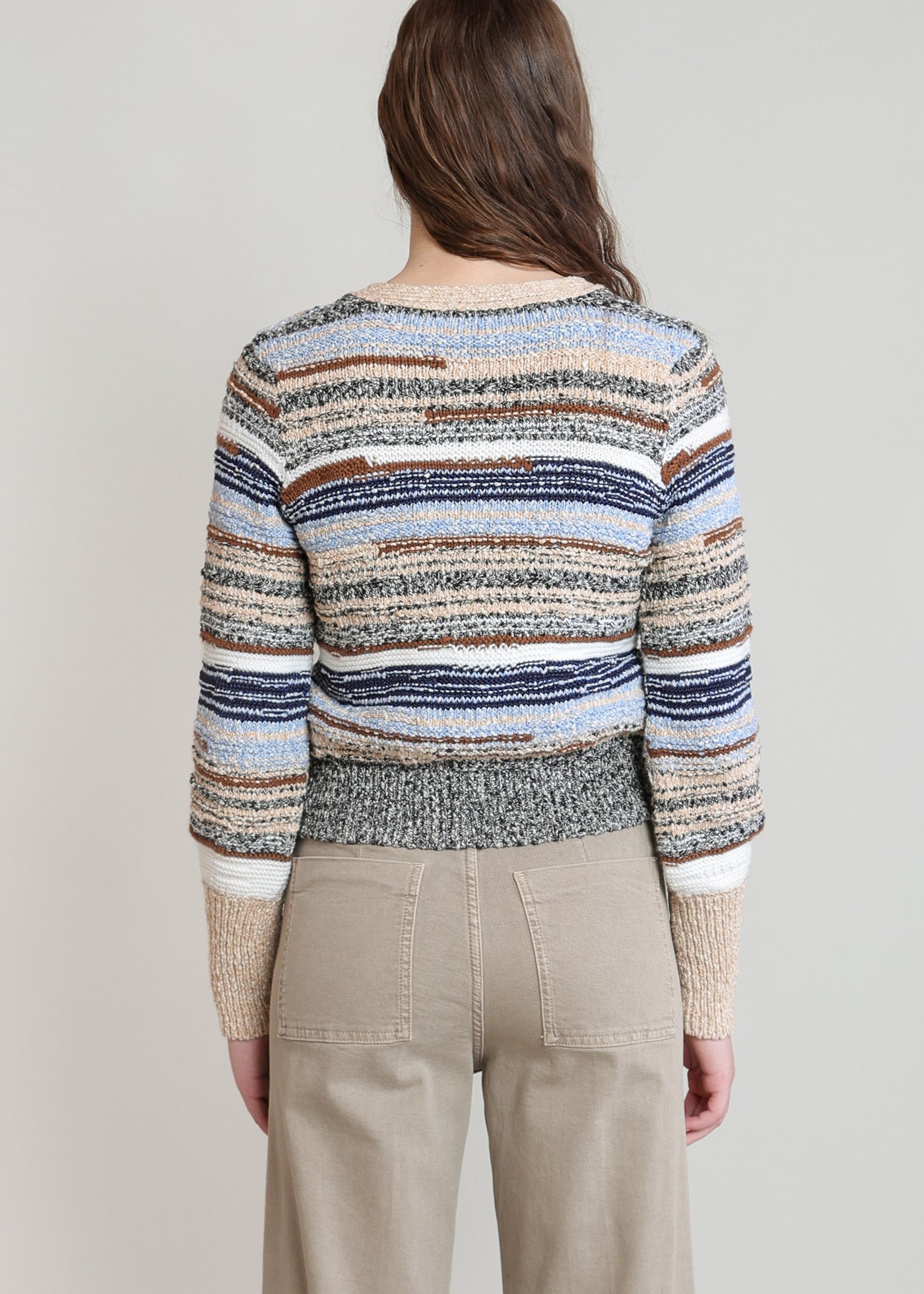 Melange Striped Cardigan (Dex)
