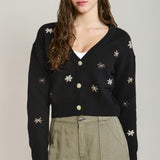 Embroidered Floral Cardigan (Dex)