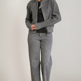 Zip Up Sweater Cardigan (Dex)