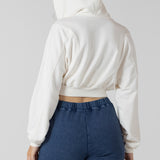 Cropped Zip Front Hoodie (Dex)