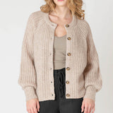 Crewneck Textured Cardigan (Dex)