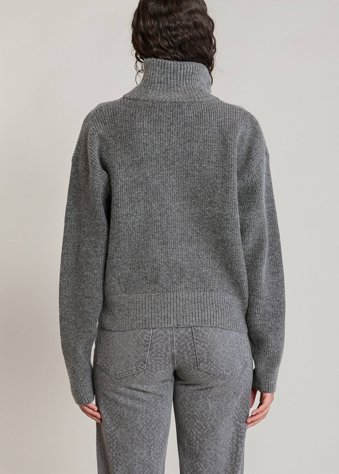 Zip Up Sweater Cardigan (Dex)