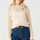 Mockneck Crochet Sweater (Dex)