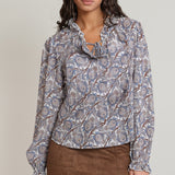 Balloon Sleeved Blouse (Dex)