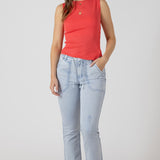 Asymmetrical Button Detail Tank (Dex)