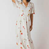 Short Sleeve Floral Maxi Dress (Dex)
