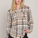 Button Down Plaid Shirt (Room 34 by Dex)