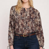 Snake Print Blouse (Dex)
