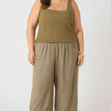Wide Leg Linen Pant (Plus) (Dex)