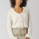 Textured Button Front Cardigan (Dex)