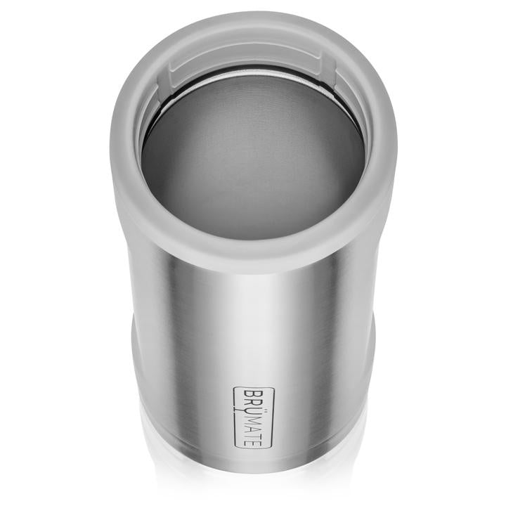 Slim Insulated Can Cooler | Thermos Brand Matte Stainless Steel
