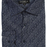 Daniel K Long Sleeve Button Dress Shirt-Navy (315CL)