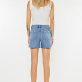 KAN CAN High Rise Denim Shorts (Wilma)