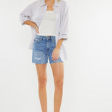 KAN CAN High Rise Denim Shorts (Wilma)