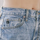 KAN CAN Distressed High Rise Straight Jean (Ivette)