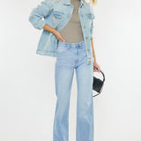 KAN CAN High Rise Flare Jean (Noel)