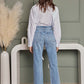 KAN CAN High Rise Destroyed 90s Boyfriend Jean (Trista)