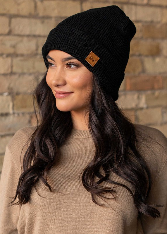 Knit Cuffed Beanie (Panache)