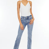 KAN CAN Drop Hem Bootcut Jean (Ricki)