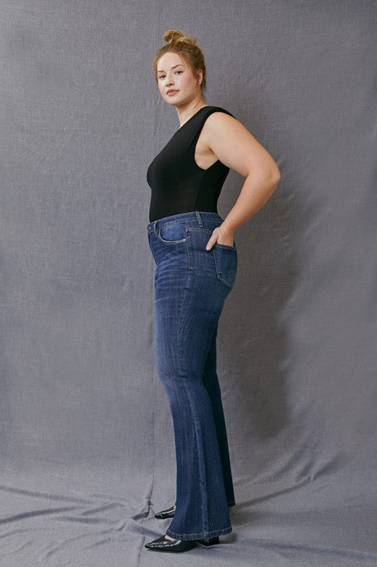 PLUS KAN CAN Flare Jean (Ashlee)