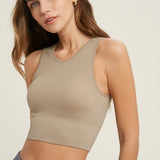 Seamless Ribbed Tank Bralette