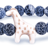 Fahlo Trek Giraffe Tracking Bracelet (River Blue)