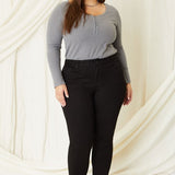 FINAL SALE ~  KAN CAN High Rise Super Skinny Jean (Plus)