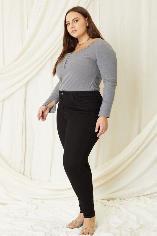 PLUS KAN CAN High Rise Super Skinny Jean