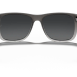 RAY-BAN Men's Justin Rubber Sunglasses (Grey on Clear Grey/Grey Gradient Mirror)
