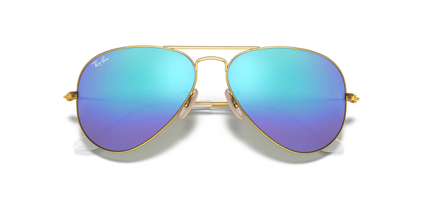 COPY - Ray ban blue flash large metal aviator sunglasses Ray-Ban Aviator Flash Sunglasses ORB 3025 - Flight Sunglasses main image 3