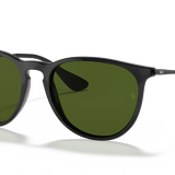 RAY-BAN Women's Erika Classic Sunglasses (Black/Green)