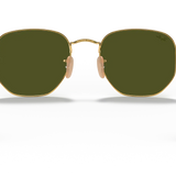 RAY-BAN Men's Hexagonal Sunglasses (Arista/Grey Flash)