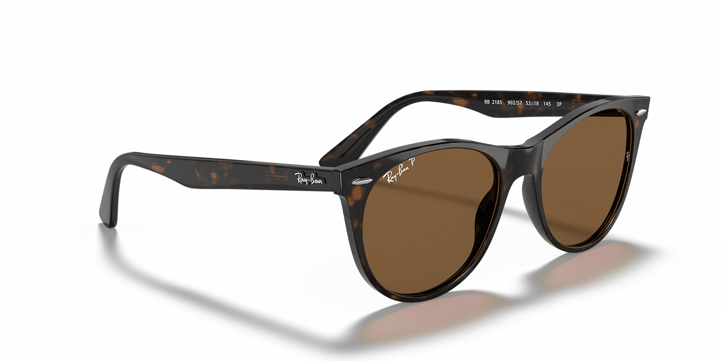 RAY-BAN Wayfarer II Classic Sunglasses (Spotted Havana/Brown)